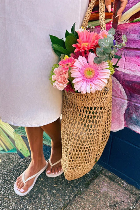 Malvados Taylor Tote Sand Woven Bags